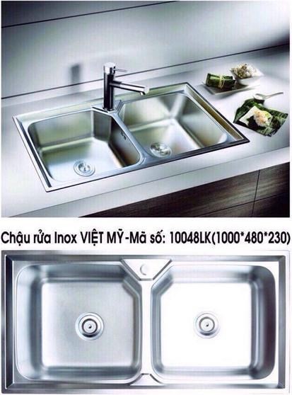 Chậu rửa chén inox Việt Mỹ 10048LK