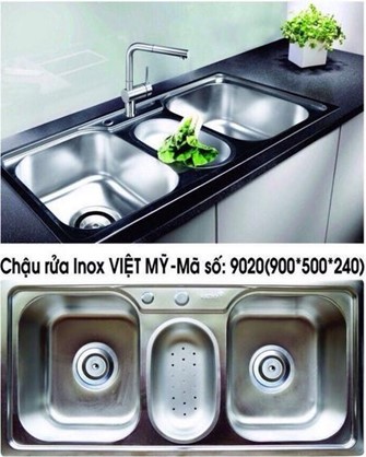 Chậu rửa chén inox Việt Mỹ 9020